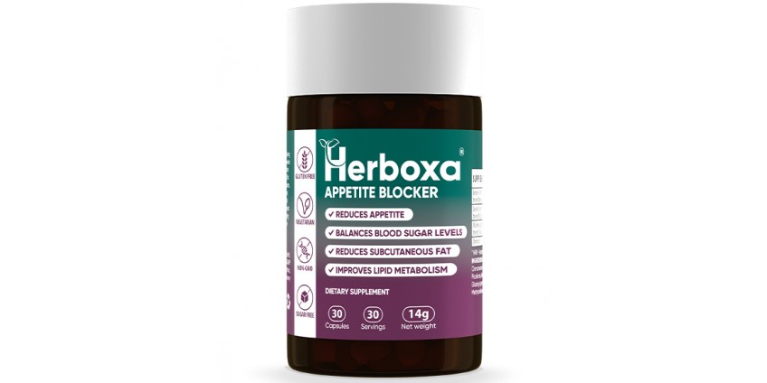 Herboxa® APPETITE BLOCKER | With 4 Active Ingredients To Lower Glucose Spikes And Cravings